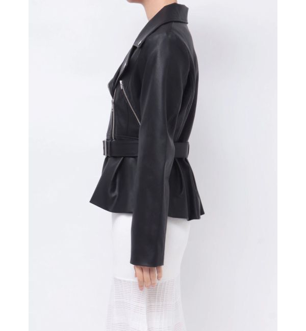 RESEXXY「ペプラムライダースジャケット」|ライダースジャケット|