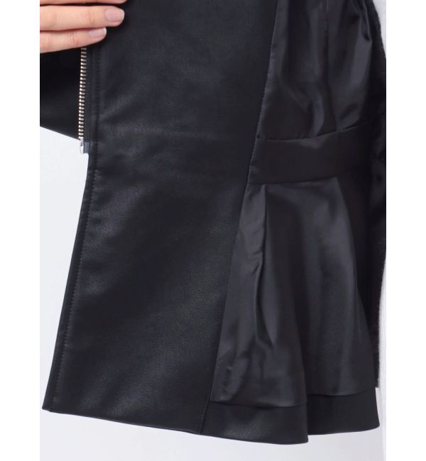 RESEXXY「ペプラムライダースジャケット」|ライダースジャケット|