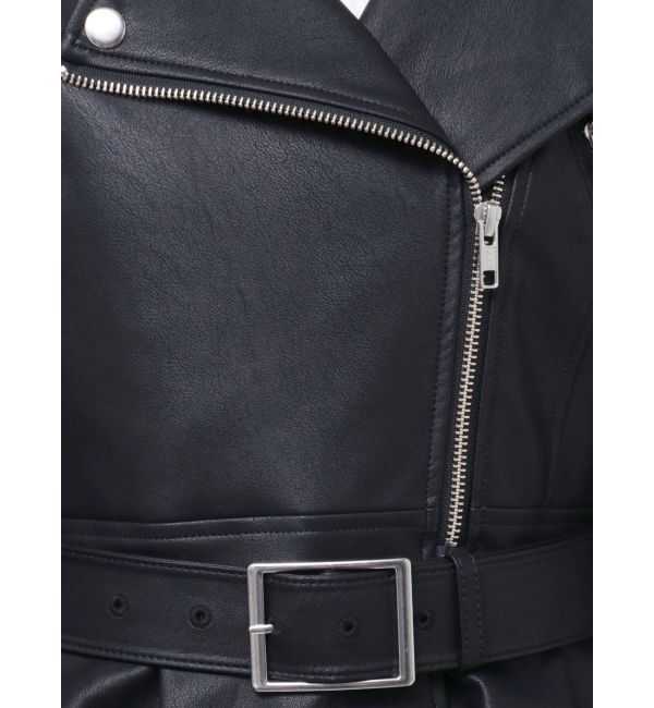 RESEXXY「ペプラムライダースジャケット」|ライダースジャケット|