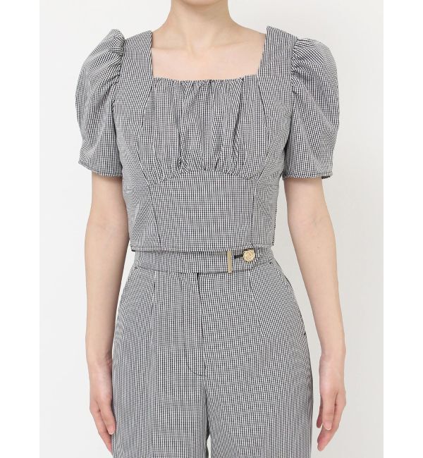 RESEXXY「バックリボンスクエアブラウス【セットアップ着用可能】」|シャツ・ブラウス|