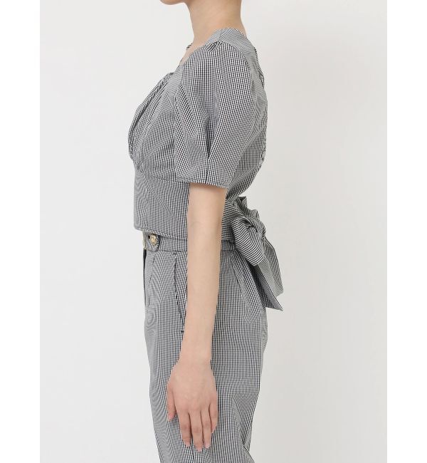 RESEXXY「バックリボンスクエアブラウス【セットアップ着用可能】」|シャツ・ブラウス|