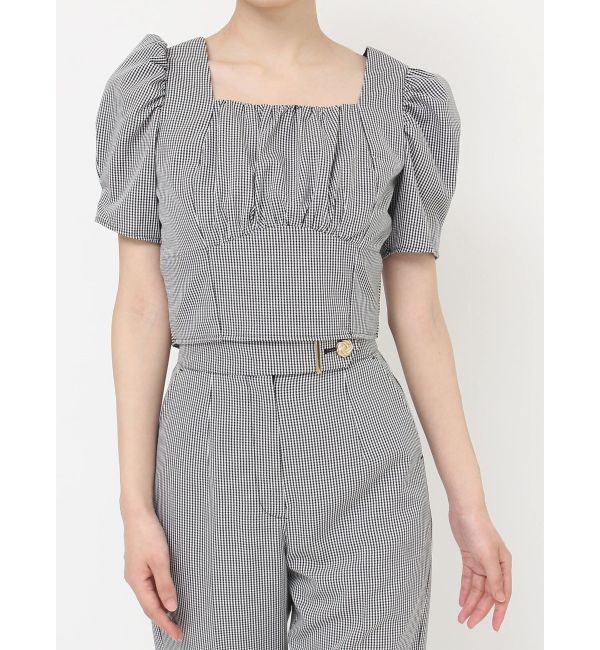 RESEXXY「バックリボンスクエアブラウス【セットアップ着用可能】」|シャツ・ブラウス|