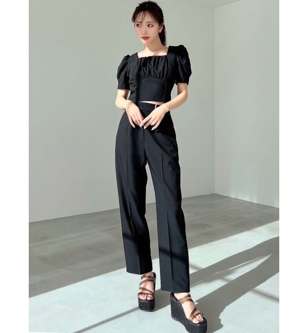 RESEXXY「バックリボンスクエアブラウス【セットアップ着用可能】」|シャツ・ブラウス|