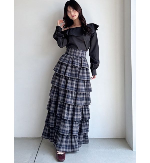 RESEXXY「オーバーラップフリルスカート」|スカート|