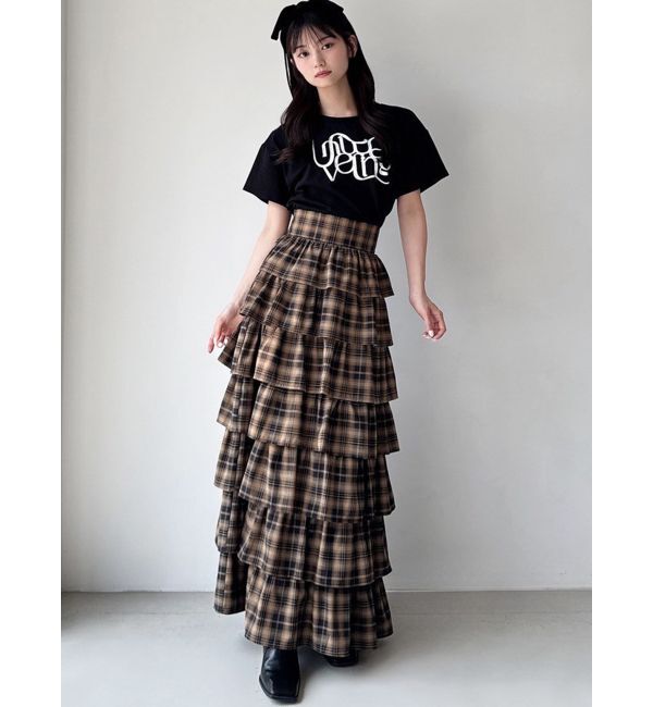 RESEXXY「オーバーラップフリルスカート」|スカート|