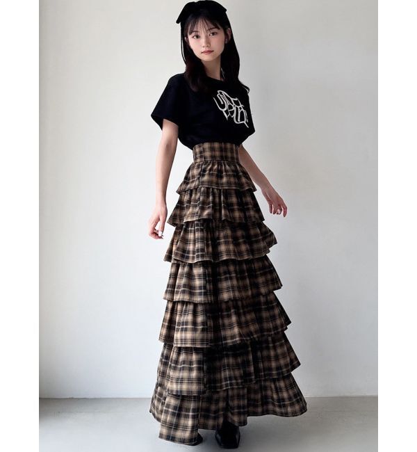 RESEXXY「オーバーラップフリルスカート」|スカート|