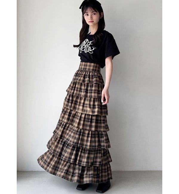 RESEXXY「オーバーラップフリルスカート」|スカート|