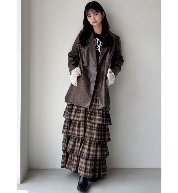 RESEXXY「オーバーラップフリルスカート」|スカート|