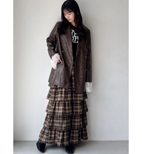 RESEXXY「オーバーラップフリルスカート」|スカート|