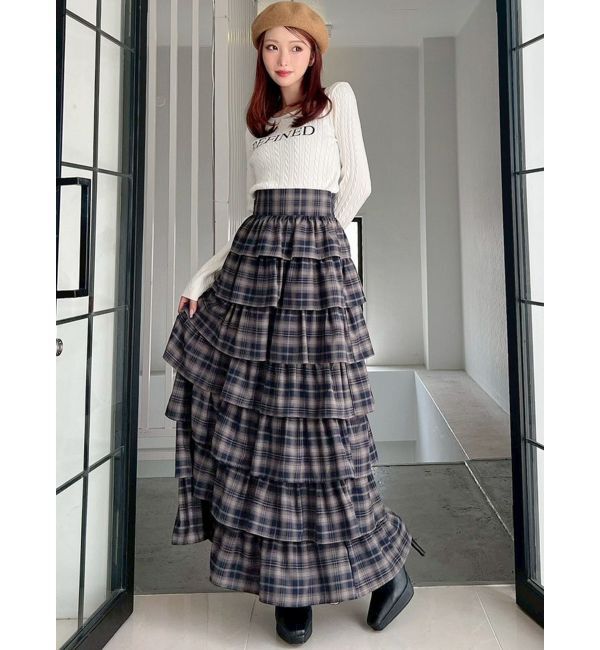 RESEXXY「オーバーラップフリルスカート」|スカート|