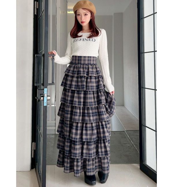 RESEXXY「オーバーラップフリルスカート」|スカート|