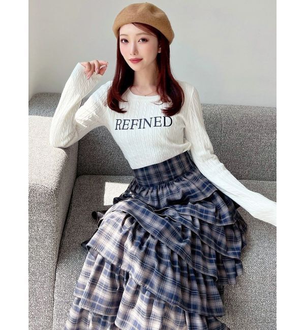 RESEXXY「オーバーラップフリルスカート」|スカート|