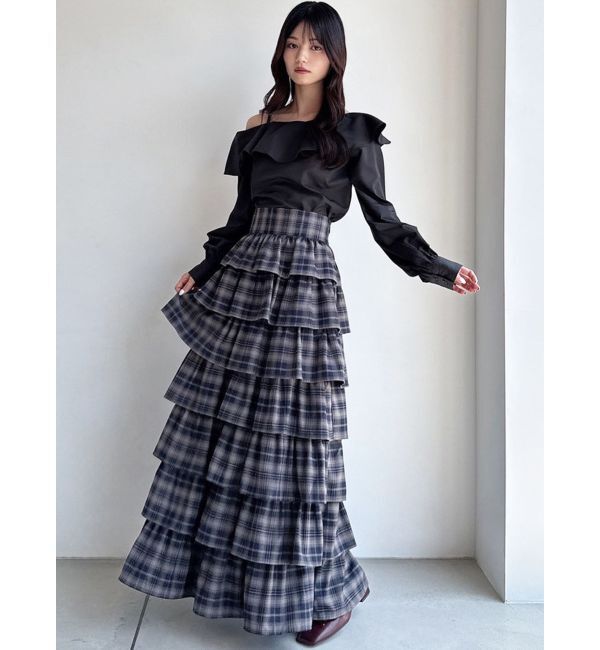 RESEXXY「オーバーラップフリルスカート」|スカート|