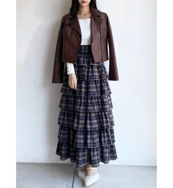 RESEXXY「オーバーラップフリルスカート」|スカート|