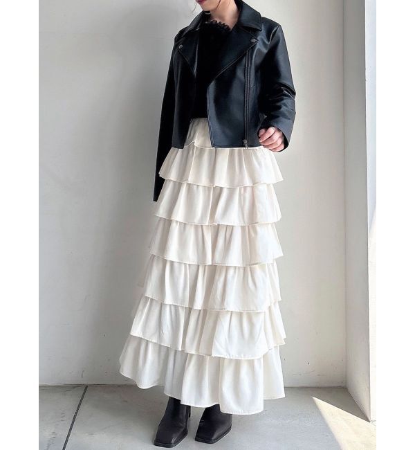 RESEXXY「オーバーラップフリルスカート」|スカート|