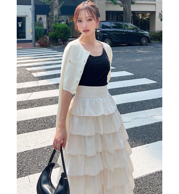 RESEXXY「オーバーラップフリルスカート」|スカート|