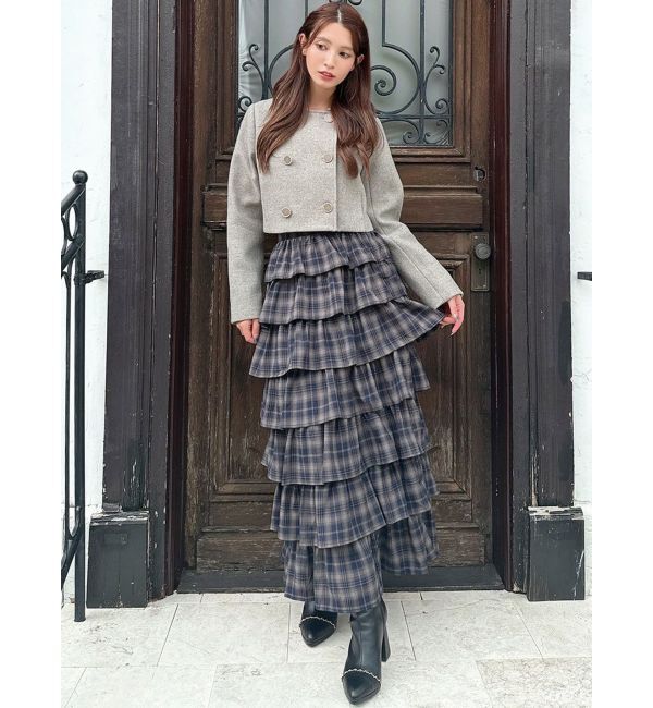 RESEXXY「オーバーラップフリルスカート」|スカート|