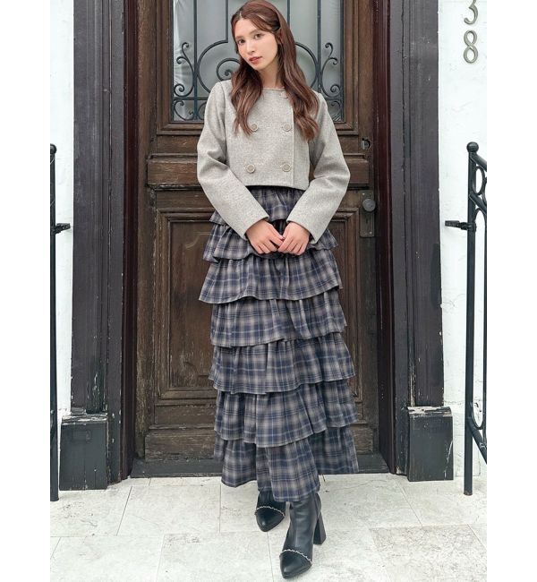 RESEXXY「オーバーラップフリルスカート」|スカート|