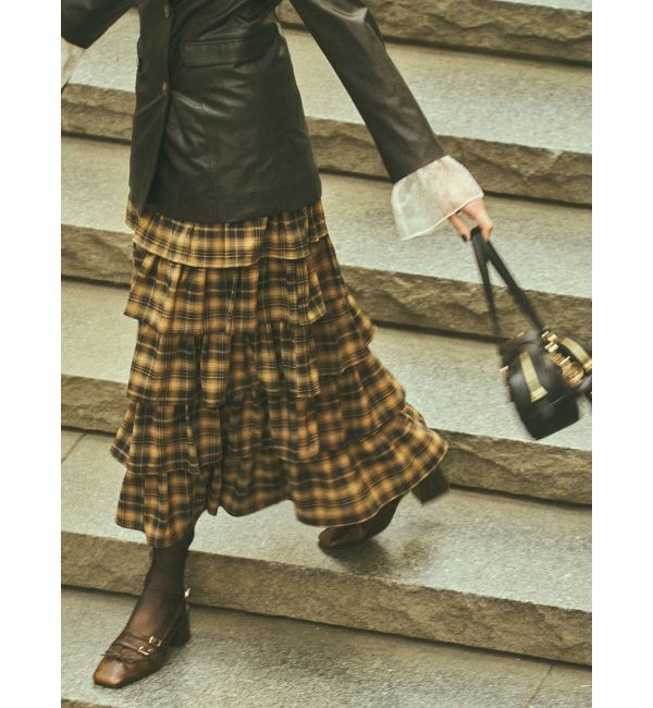 RESEXXY「オーバーラップフリルスカート」|スカート|