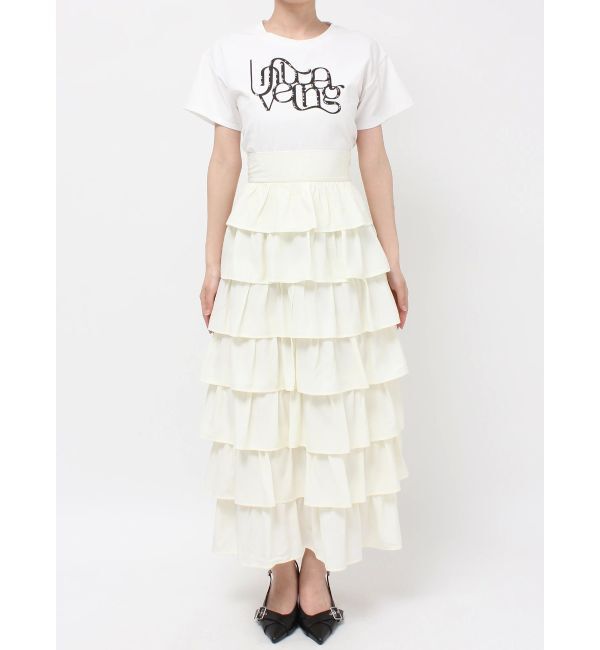 RESEXXY「オーバーラップフリルスカート」|スカート|