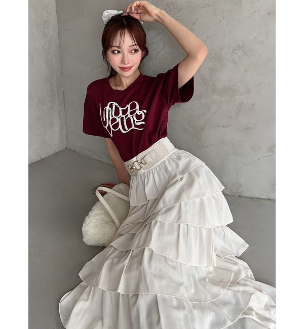 RESEXXY「オーバーラップフリルスカート」|スカート|