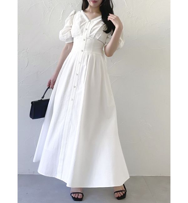 dazzlin「レースドッキングスリーブワンピース」|ワンピース|