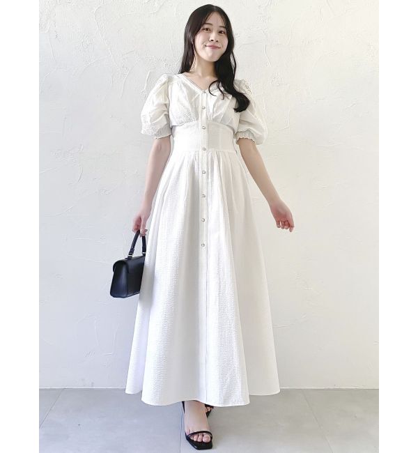dazzlin「レースドッキングスリーブワンピース」|ワンピース|