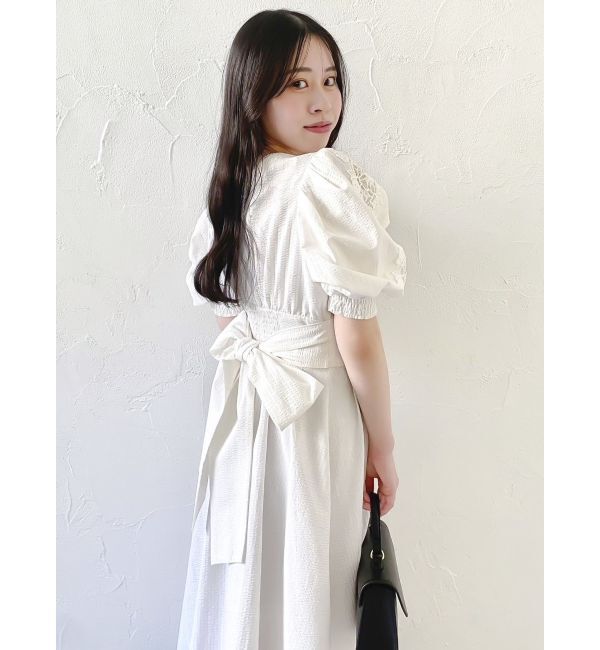 dazzlin「レースドッキングスリーブワンピース」|ワンピース|