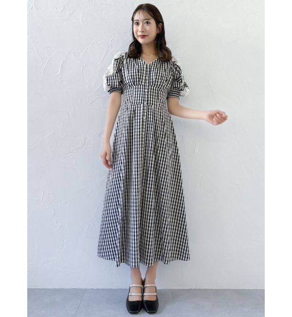 dazzlin「レースドッキングスリーブワンピース」|ワンピース|