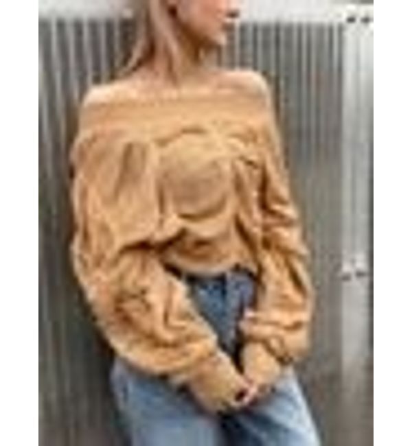 EMODA「ワイドドレープニット」|ニット・セーター|