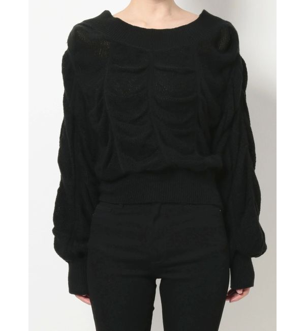 EMODA「ワイドドレープニット」|ニット・セーター|