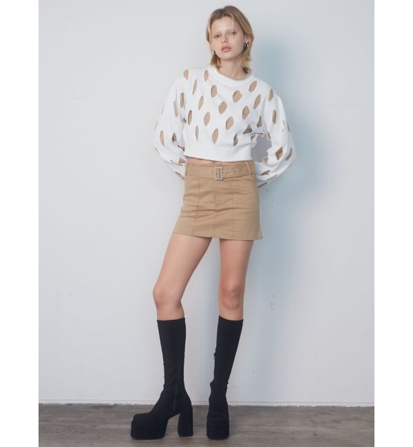 EMODA「ホールレイヤードニット」|ニット・セーター|