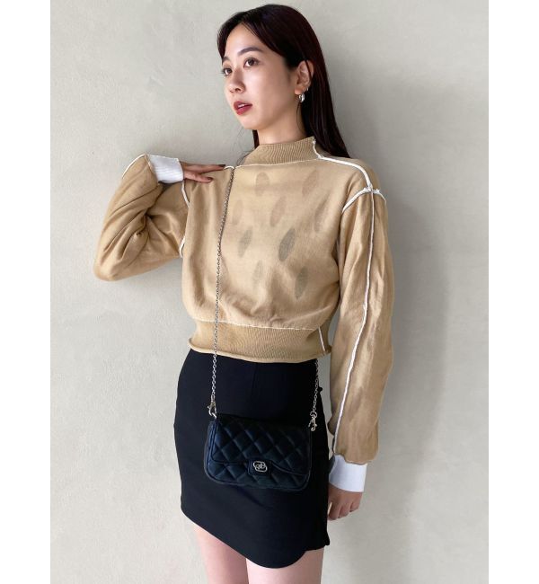 EMODA「ホールレイヤードニット」|ニット・セーター|