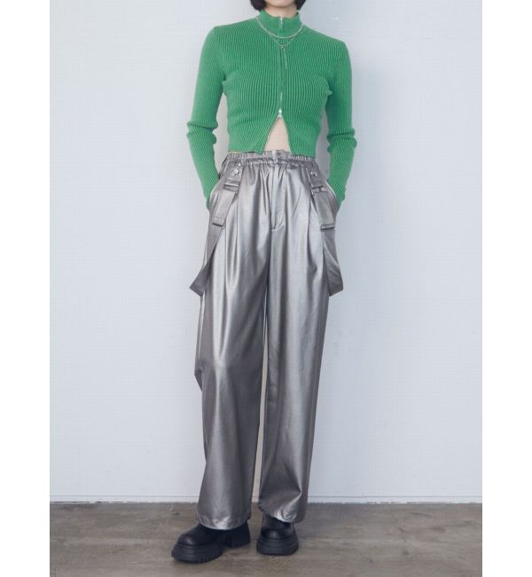 EMODA「プレーティングリブジップニット」|ニット・セーター|