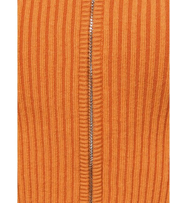 EMODA「プレーティングリブジップニット」|ニット・セーター|