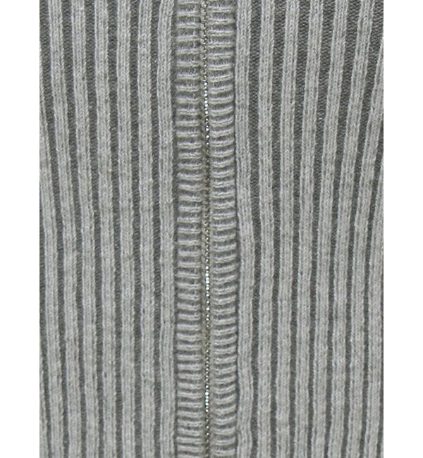 EMODA「プレーティングリブジップニット」|ニット・セーター|