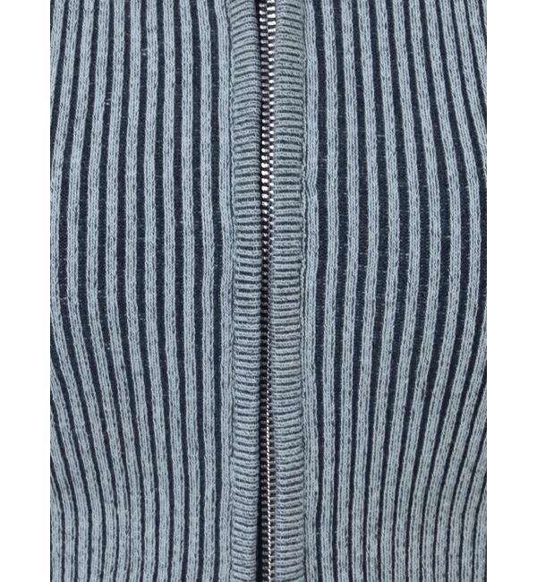 EMODA「プレーティングリブジップニット」|ニット・セーター|