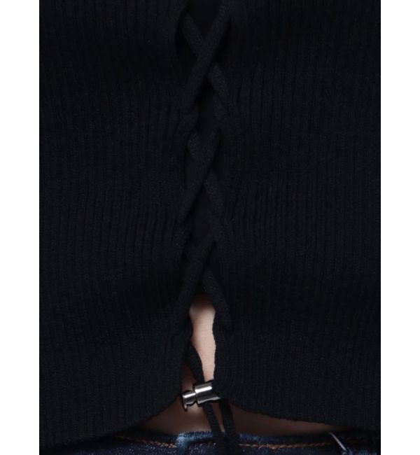 EMODA「フロントレースフィットニット」|ニット・セーター|