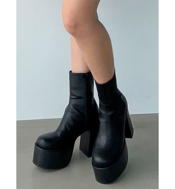 EMODA「サイドゴアラウンドブーツ」|その他|