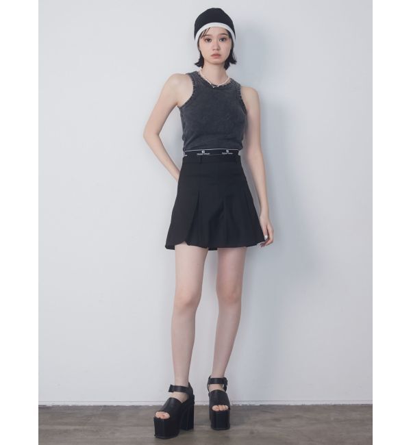 EMODA「ジャガードプリーツミニスカート」|スカート|