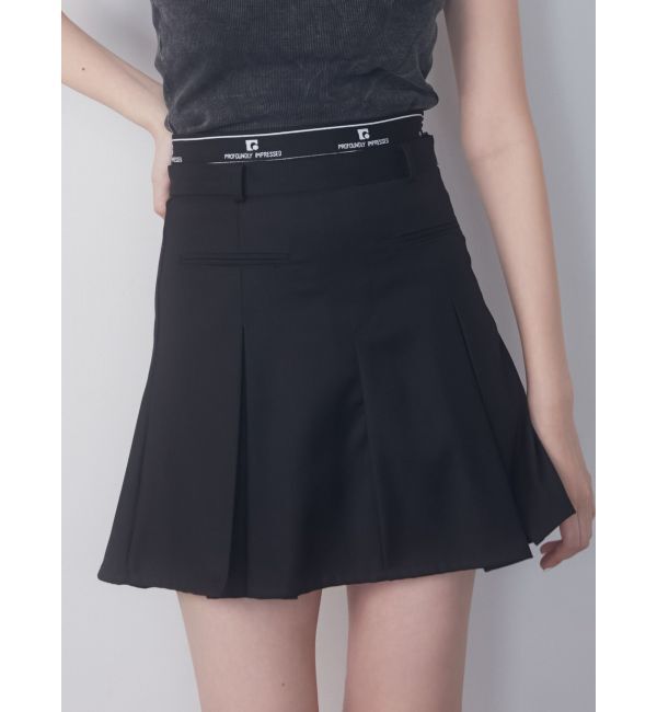 EMODA「ジャガードプリーツミニスカート」|スカート|