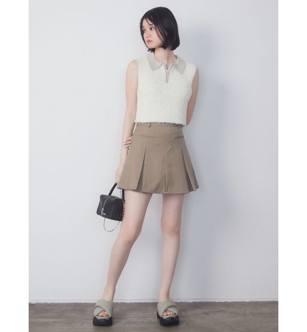 EMODA「ジャガードプリーツミニスカート」|スカート|