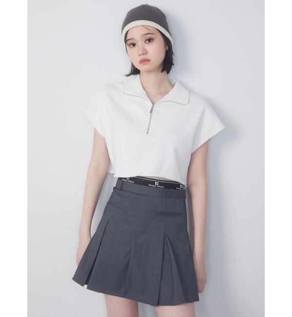 EMODA「ジャガードプリーツミニスカート」|スカート|
