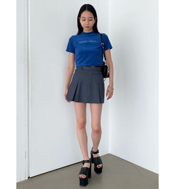 EMODA「ジャガードプリーツミニスカート」|スカート|