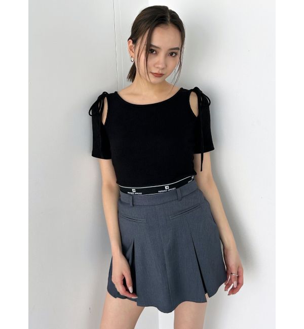 EMODA「ジャガードプリーツミニスカート」|スカート|