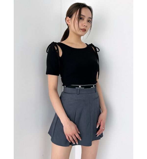 EMODA「ジャガードプリーツミニスカート」|スカート|