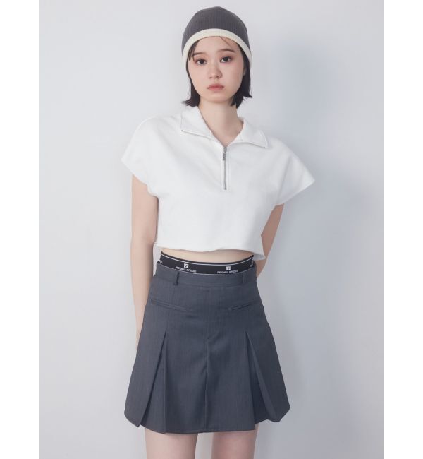 EMODA「ジャガードプリーツミニスカート」|スカート|