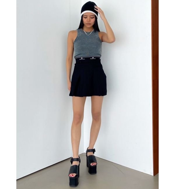 EMODA「ジャガードプリーツミニスカート」|スカート|