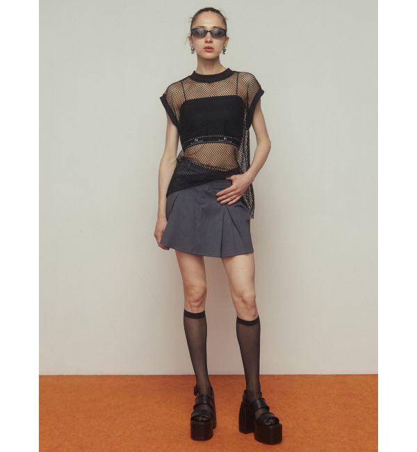 EMODA「ジャガードプリーツミニスカート」|スカート|