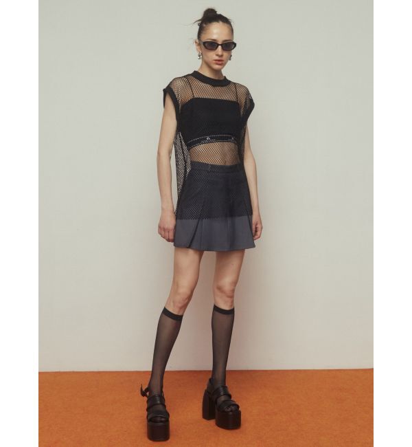 EMODA「ジャガードプリーツミニスカート」|スカート|